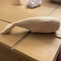 Hand Whittled Wooden Whale | Rustic Carved Whale Figurine | Handmade Decor | Unique Gift