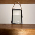 Etched Glass LOVE Frame, Minimalist Home Decor, 6x4