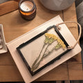 Real Pressed Yellow Carnations in Rustic Black Frame | Dried Flower Wall Art | Friendship, Remembrance or Thank You Gift